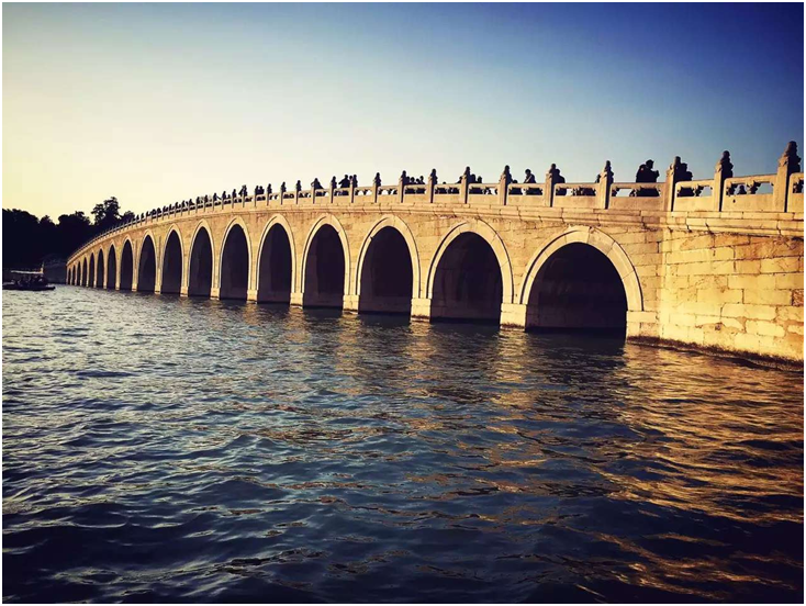頤和園十七孔橋 趙芳攝于北京